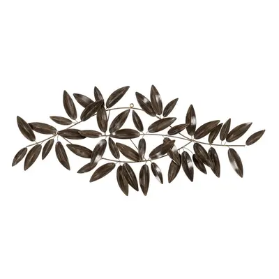 Fém fali dekoráció 121x52 cm Leaves – Ixia