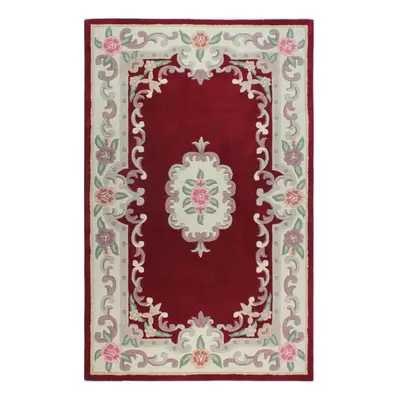 Aubusson piros gyapjú szőnyeg, 75 x 150 cm - Flair Rugs