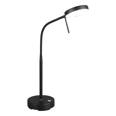 Fekete LED asztali lámpa (magasság 45 cm) Moreno – Trio