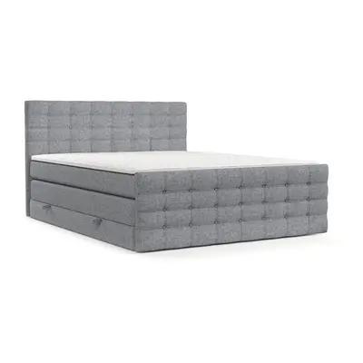 Szürke ágyneműtartós boxspring ágy 180x200 cm Blend – Maison de Rêve