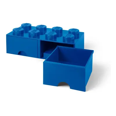 Sötétkék 2 fiókos tárolódoboz - LEGO®