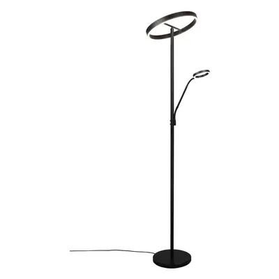 Fekete LED állólámpa (magasság 180 cm) Willis – Trio