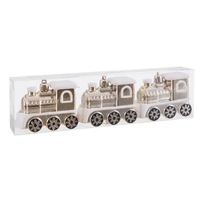 Karácsonyfadísz készlet 3 db-os 6 cm Train – Casa Selección