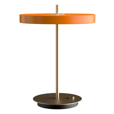 Narancssárga LED dimmelhető asztali lámpa fém búrával (magasság 41,5 cm) Asteria Table – UMAGE