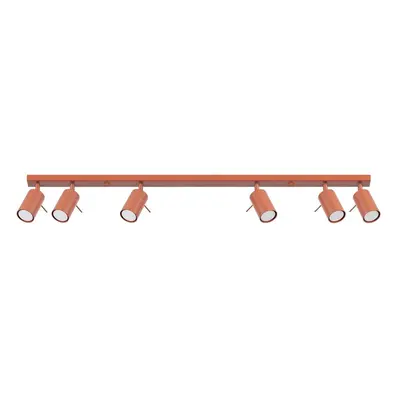 Téglavörös mennyezeti lámpa 6x117 cm Etna – Nice Lamps