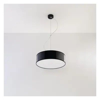 Fekete függőlámpa ø 35 cm Atis – Nice Lamps