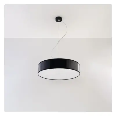 Fekete függőlámpa ø 45 cm Atis – Nice Lamps