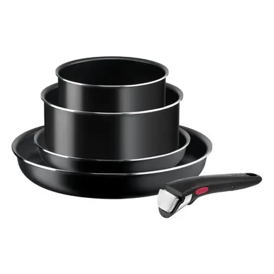 Alumínium edény készlet 5 db-os INGENIO EASY COOK & CLEAN BLACK L1549043 – Tefal