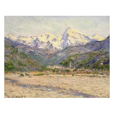 Reprodukciós kép 70x55 cm The Valley of the Nervia, Claude Monet – Fedkolor