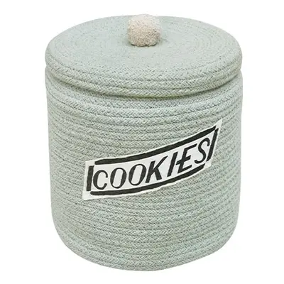 Világoskék textil játéktároló kosár ø 20x26 cm Cookie Jar – Lorena Canals