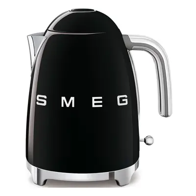 Fekete rozsdamentes acél vízforraló 1,7 l Retro Style – SMEG