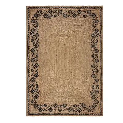 Natúr színű juta szőnyeg 80x150 cm Maisie – Flair Rugs