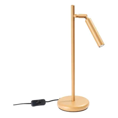 Aranyszínű asztali lámpa (magasság 43 cm) Fideus – Nice Lamps