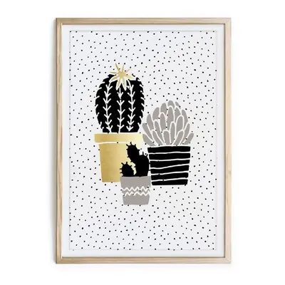 Cactus Family keretezett poszter, 40 x 60 cm - Really Nice Things