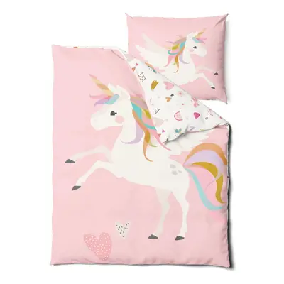 Egyszemélyes pamut gyerek ágyneműhuzat 140x200 cm Unicorn – Bonami Selection