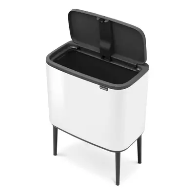 Fehér acél érintésre nyíló szemetes 36 l Bo Touch Bin – Brabantia