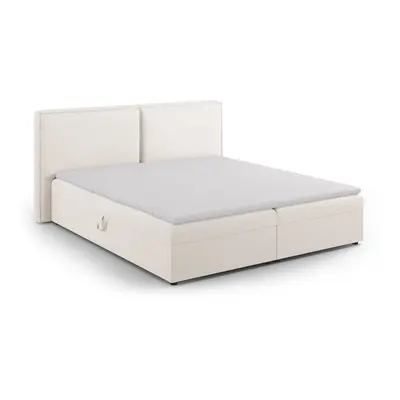 Krémszínű ágyneműtartós boxspring ágy 160x200 cm Arendal – Cosmopolitan Design