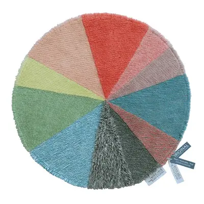 Mosható kézi szövésű gyapjú gyerek szőnyeg ø120 cm Pie Chart – Lorena Canals