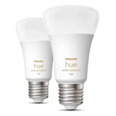 LED okos izzó szett 2 db-os E27, 11 W White ambiance – Philips Hue