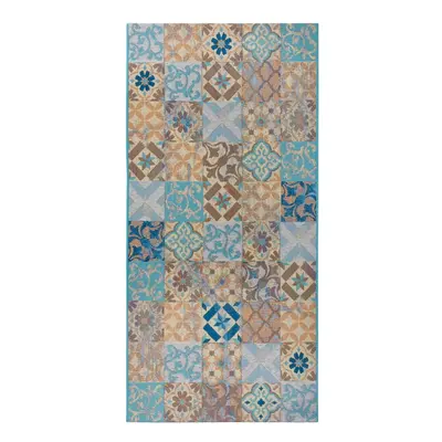 Kék futószőnyeg 75x150 cm Cappuccino Mosaik – Hanse Home