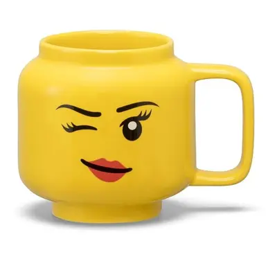 Sárga kerámia gyerek bögre 255 ml Head – LEGO®