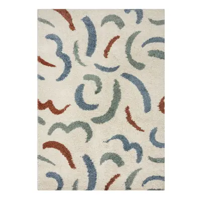 Krémszínű szőnyeg 160x230 cm Squiggle – Flair Rugs