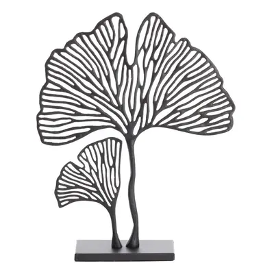 Fém szobor (magasság 48 cm) Leaf – Light & Living