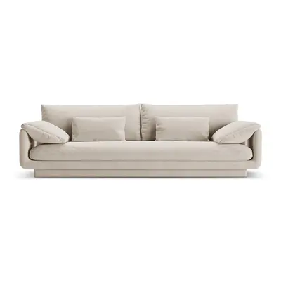 Fehér buklé kanapé 250 cm Torino – Micadoni Home