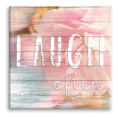 Canvas Dreams Laugh kép, 32 x 32 cm - Styler