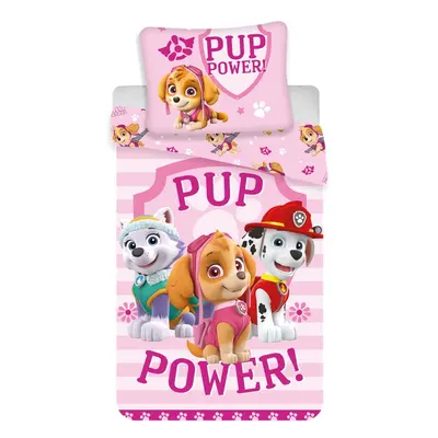 Egyszemélyes pamut gyerek ágyneműhuzat 140x200 cm Paw Patrol – Jerry Fabrics