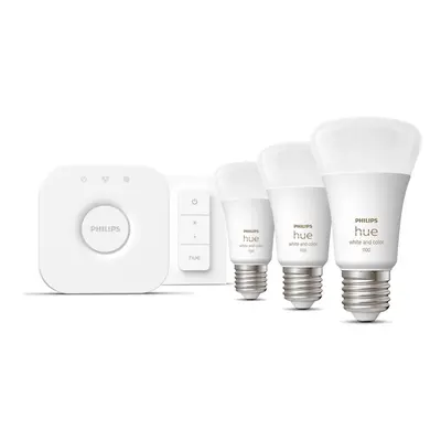 Okos kezdő készlet 5 db-os E27, 11 W White and color ambiance – Philips Hue