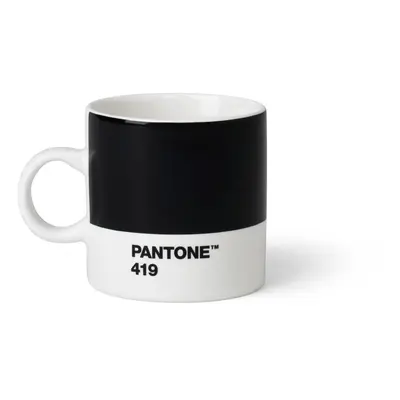 Fekete kerámia eszpresszó bögre 120 ml Espresso Black 419 – Pantone