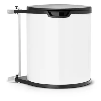 Fehér acél beépíthető szemetes 15 l – Brabantia