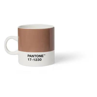 Világosbarna kerámia eszpresszó bögre 120 ml Mocha Mousse 17-1230 – Pantone