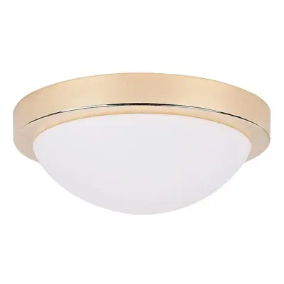 Aranyszínű mennyezeti lámpa üveg búrával ø 28 cm Roda – Candellux Lighting