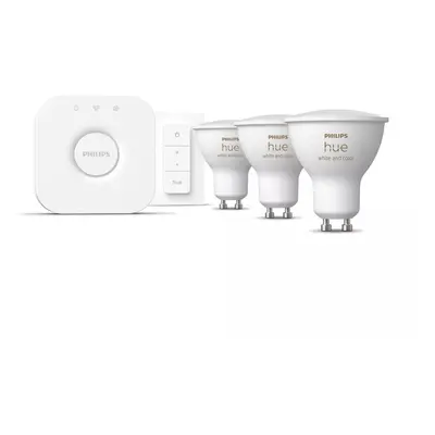 Okos kezdő készlet 5 db-os GU10, 6 W White and color ambiance – Philips Hue