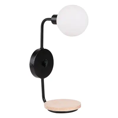 Fekete fali lámpa Ponio – Candellux Lighting