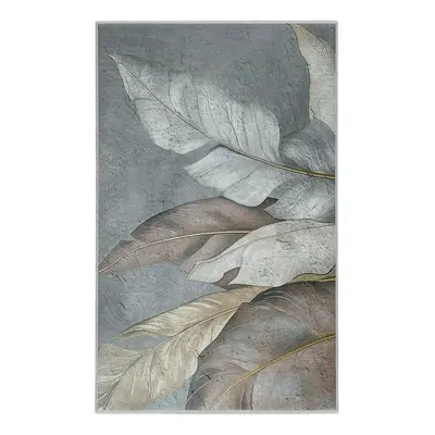 Zöld-szürke mosható szőnyeg 160x230 cm Dusty Leaves – Mila Home