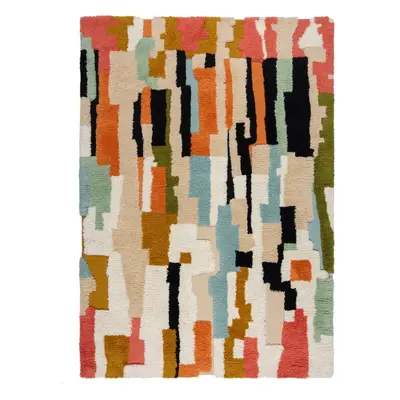 Kézi szövésű gyapjú szőnyeg 200x290 cm Zagora Geo Shaggy – Flair Rugs