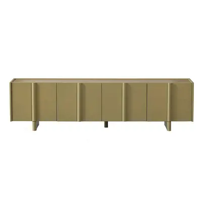 Khaki borovi fenyő TV-állvány 200x53x46 cm Basu – WOOOD