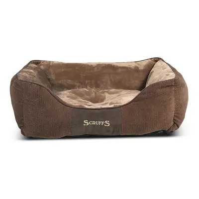 Barna plüss fekhely kutyáknak 50x60 cm Scruffs Chester M – Plaček Pet Products