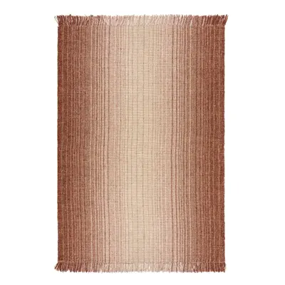 Piros kétoldalas kézi szövésű jutakeverék szőnyeg 160x230 cm Jute Ombre Red – Flair Rugs