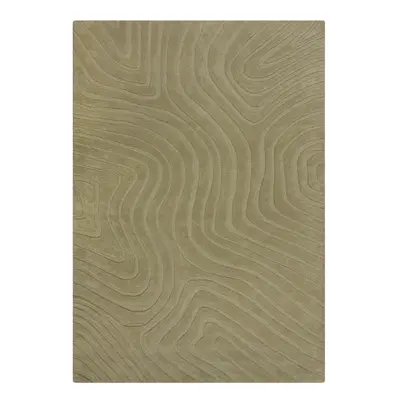 Khaki kézi szövésű gyapjú szőnyeg 160x230 cm Mesmerise Sage – Flair Rugs