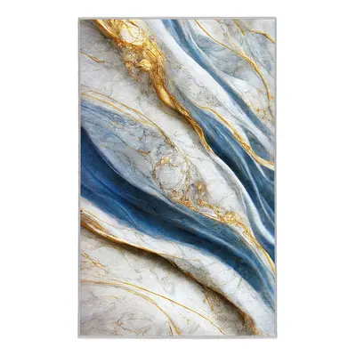 Kék mosható szőnyeg 160x230 cm Golden Spill – Mila Home