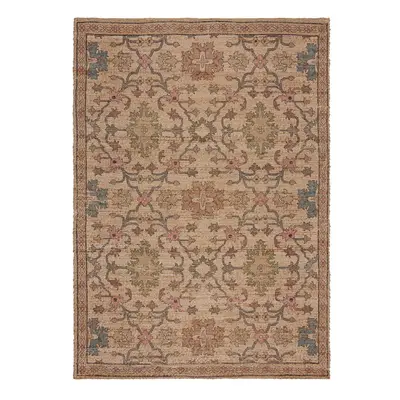 Natúr színű kézi szövésű jutakeverék szőnyeg 200x290 cm Celine Jute Global – Flair Rugs