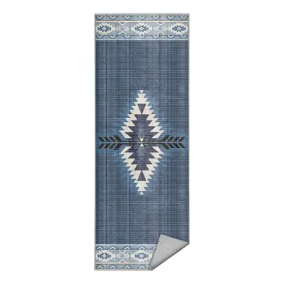 Kék mosható futószőnyeg 80x200 cm Ethnic Geo – Mila Home