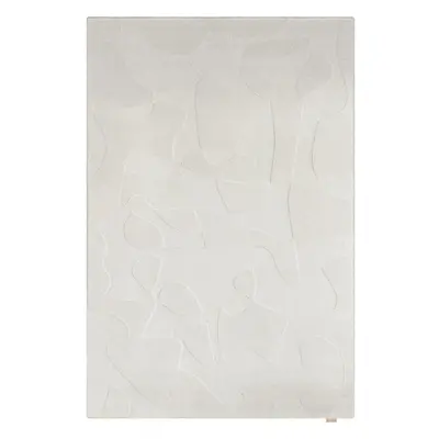 Világosszürke gyapjú szőnyeg 133x190 cm Morphic Botanica – Agnella