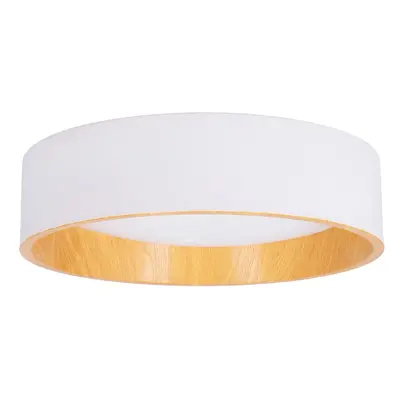 Fehér-natúr színű LED függőlámpa ø 40 cm Lazio – Candellux Lighting