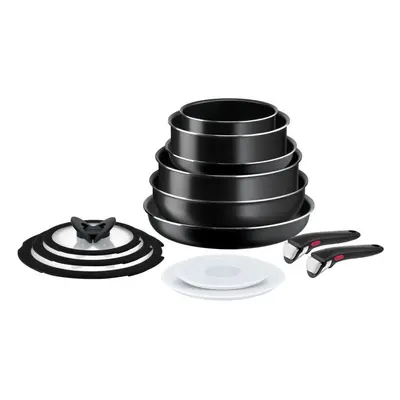 Alumínium edény készlet 13 db-os INGENIO EASY COOK & CLEAN BLACK L1549023 – Tefal