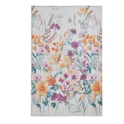 Sárga mosható futószőnyeg 61x170 cm Country Floral – Catherine Lansfield